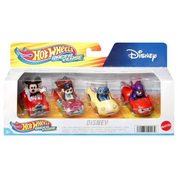 Hot Wheels racevers Disney 4 pack