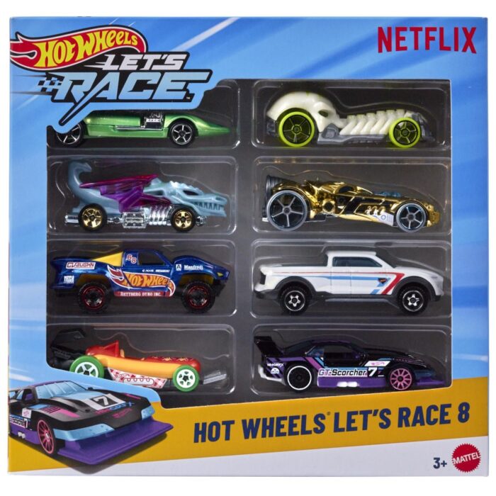 Hw diecast 8-Pack Let's Race
