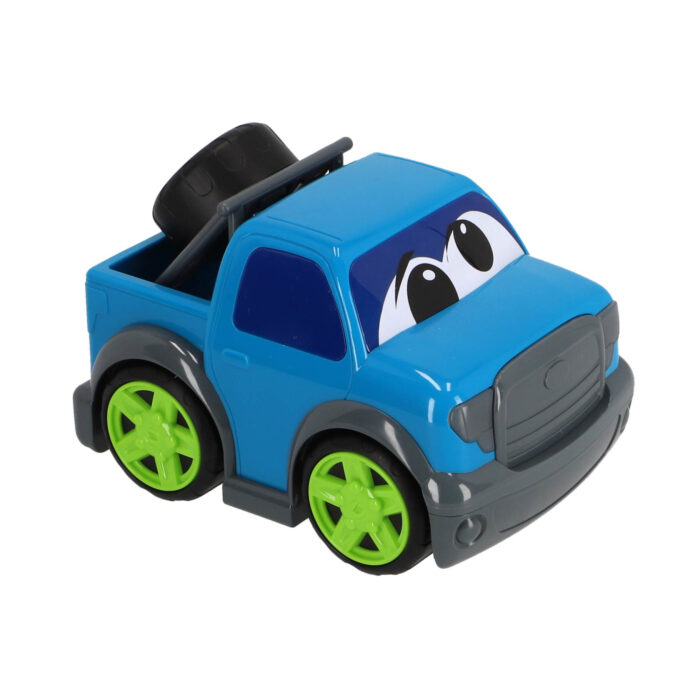 KiddyGo auto pick up truck 19 cm met licht en geluid blauw - Afbeelding 4