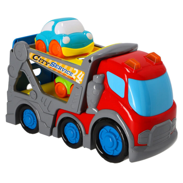 KiddyGo auto transporter 31 cm met licht en geluid - Afbeelding 2