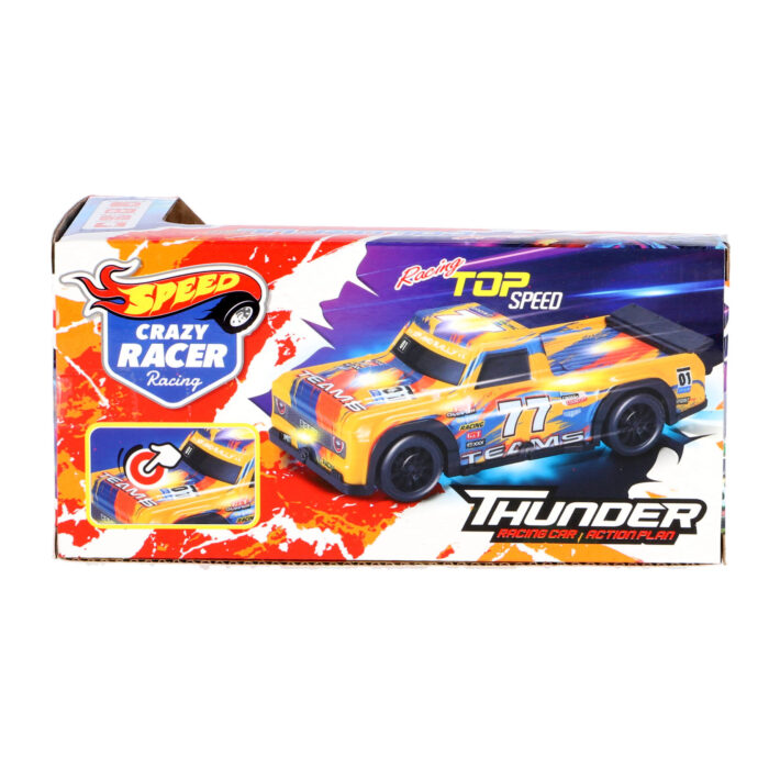 Auto Thunder met licht en geluid Crazy Racer - Afbeelding 6