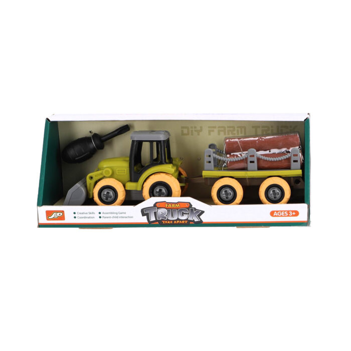 Farm tractor met aanhanger - Afbeelding 2