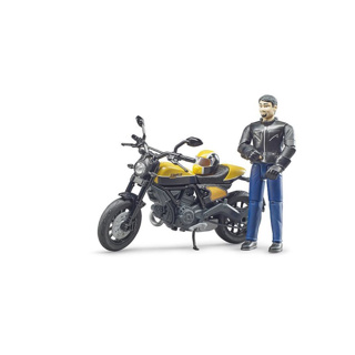 Bruder Motor Ducati Scrambler Met Bestuurder - Afbeelding 3
