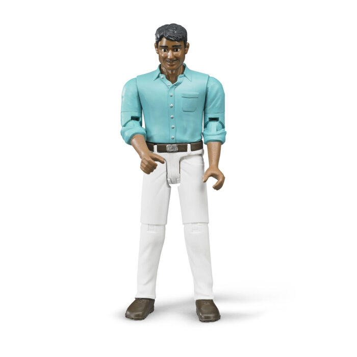 Bruder Bworld Figuur Man Witte Broek - Afbeelding 2