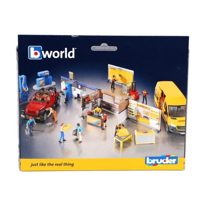 Bruder DHL Pakketdienst met Palletwagen + Figuur - Afbeelding 6