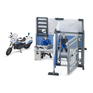 Bruder Politiebureau Met Motor B World - Afbeelding 5