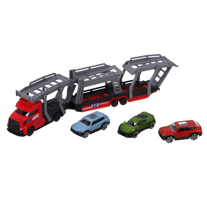 Autotransporter Met 3 Auto's 2 Assorti - Afbeelding 5