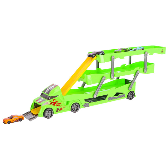 Rapid Wheels autotransporter met 4 auto's - Afbeelding 3