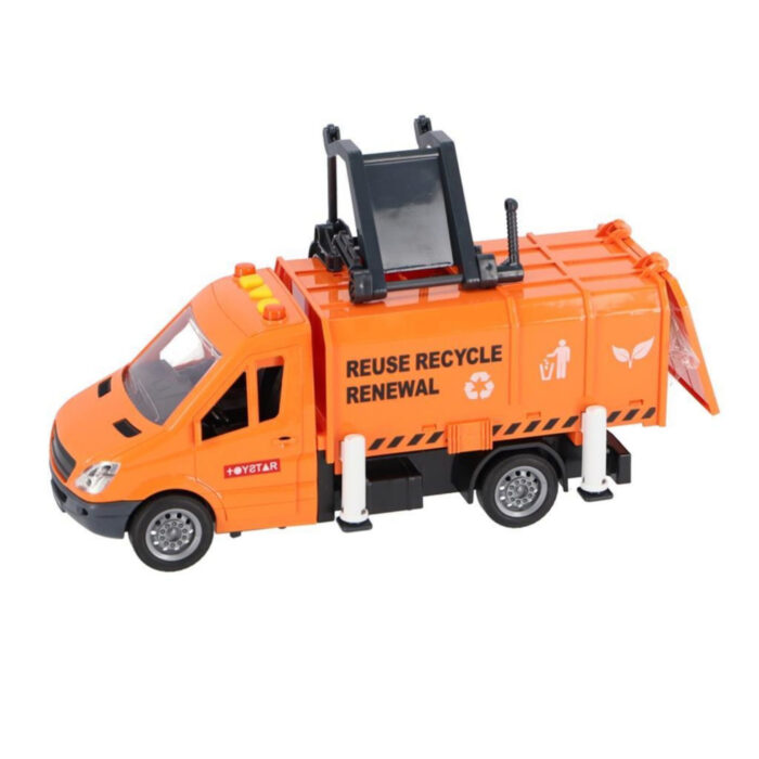 Rapid Wheels Vuilniswagen Met Licht En Geluid En Frictie - Afbeelding 2