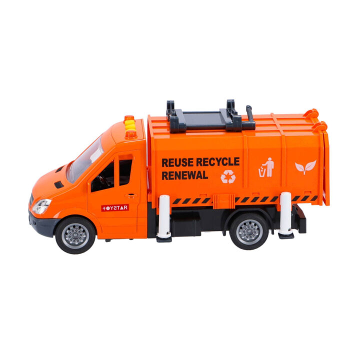 Rapid Wheels Vuilniswagen Met Licht En Geluid En Frictie - Afbeelding 3