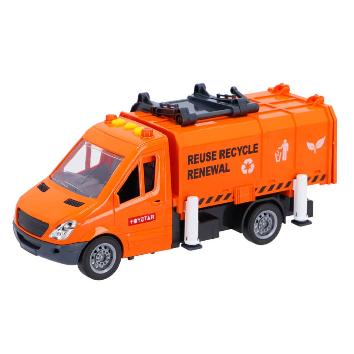 Rapid Wheels Vuilniswagen Met Licht En Geluid En Frictie - Afbeelding 4