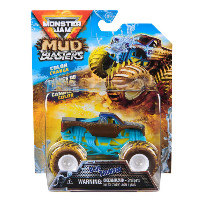 Monster Jam Mud Blasters - Blue Thunder 1:64 - Afbeelding 2