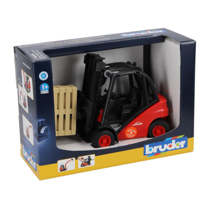 Bruder Auto Heftruck Linde H30D - Afbeelding 4