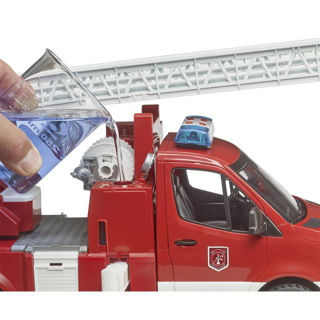 Bruder Brandweerauto met Ladder en Waterpomp +Licht en Geluid - Afbeelding 5