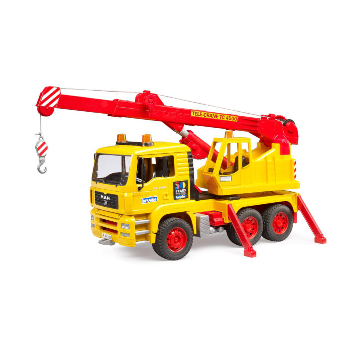 Vrachtwagen MAN met kraan 50 jaar Bruder - Afbeelding 2
