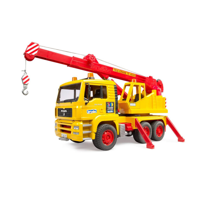 Vrachtwagen MAN met kraan 50 jaar Bruder - Afbeelding 3