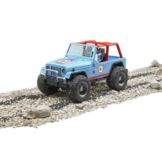 Bruder Jeep Cross Country Racer Blauw met Coureur - Afbeelding 5