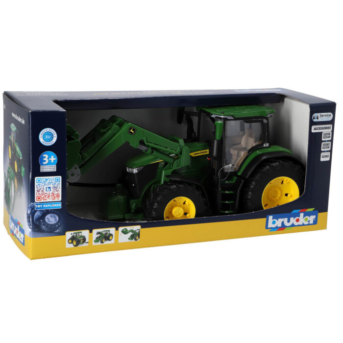 Bruder Tractor John Deere 7R 350 Met Frontlader - Afbeelding 6
