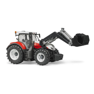 Bruder Tractor Steyr 630 Terrus CVT Met Frontlader - Afbeelding 2