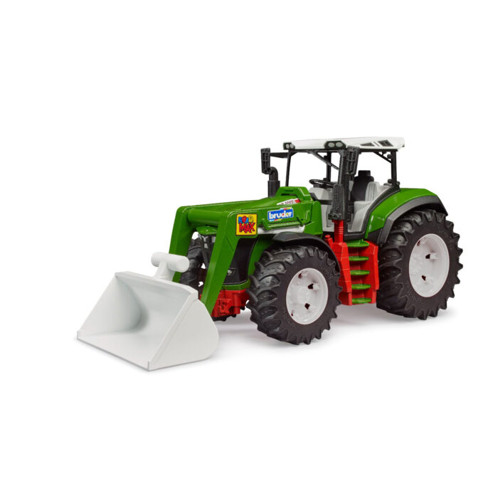 Bruder Roadmax tractor met frontlader en kiepkar - Afbeelding 4