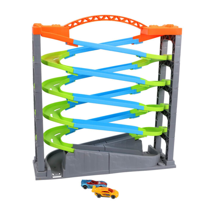 Racebaan deluxe met 5 lagen en 2 auto's - Afbeelding 2