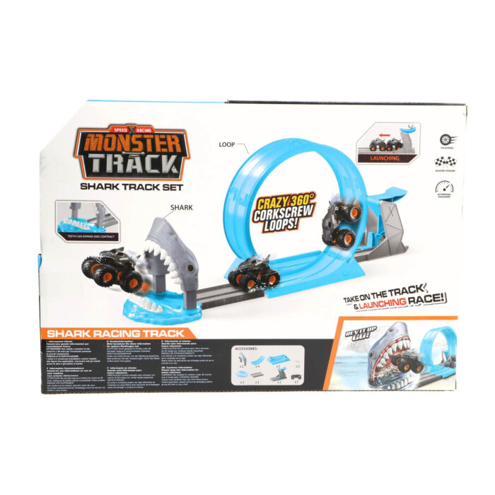 Racebaan haai met Diecast auto - Afbeelding 3