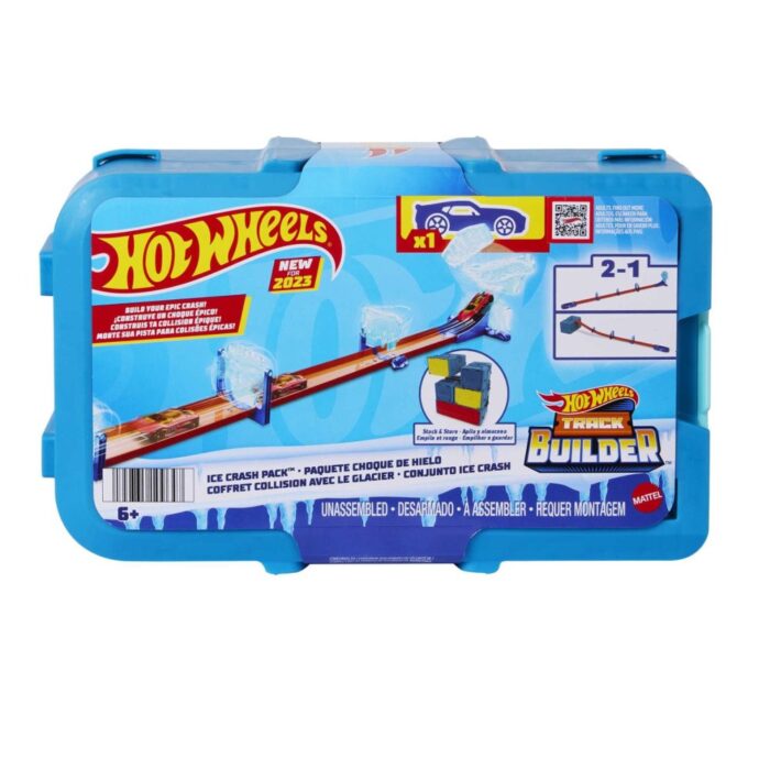 Hot Wheels Track Builder ijzige crashset