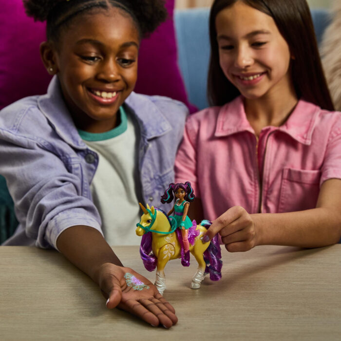 Unicorn Academy Pop Ava En Unicorn Leaf met licht (11.5 cm en 12.5 cm) - Afbeelding 3