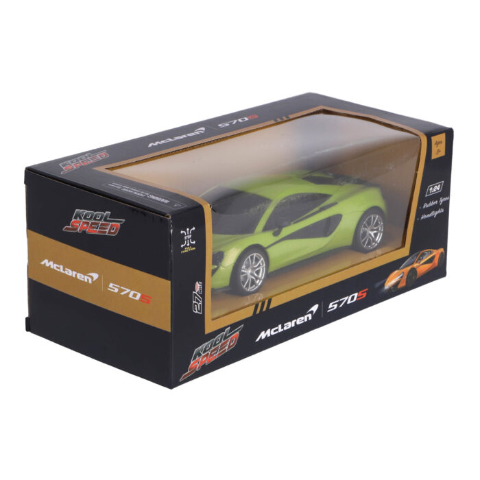 Radiografisch bestuurbare auto Mclaren 1:24 570s neon groen - Afbeelding 6