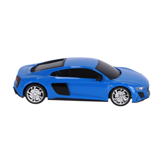 Radiografisch bestuurbare auto audi 1:24 r8 coupé  blauw - Afbeelding 5