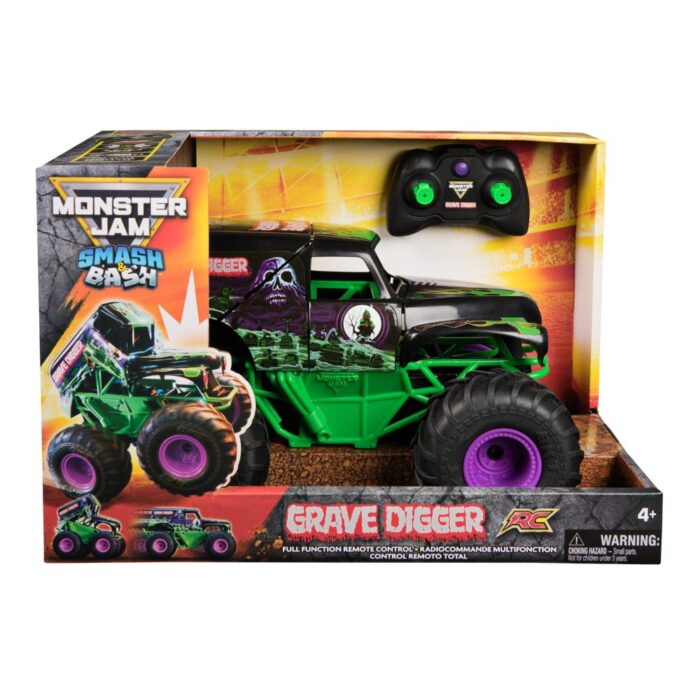 Radiografisch bestuurbare monsterjam 1:15 smash en bash grave digger