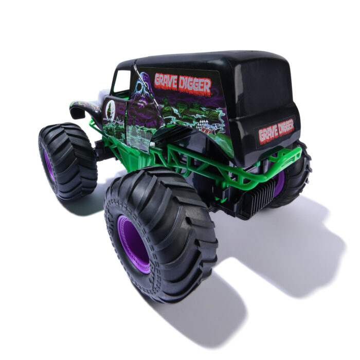 Radiografisch bestuurbare monsterjam 1:15 smash en bash grave digger - Afbeelding 6