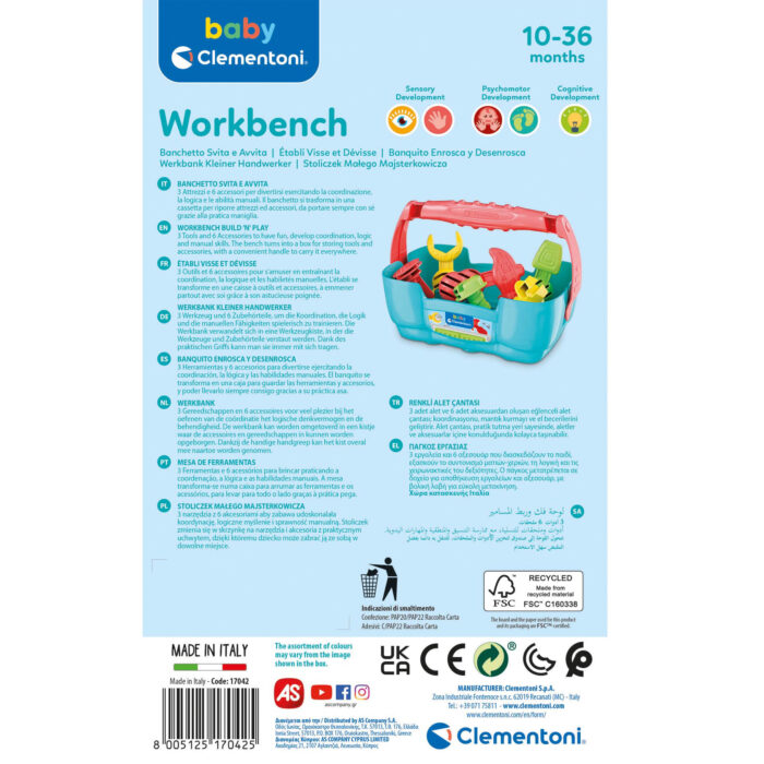 Clementoni baby werkbankje - Afbeelding 6