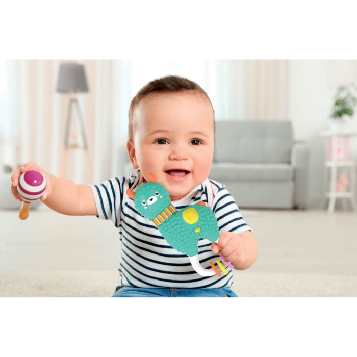 Clementoni baby alpaca ratel schud en speel - Afbeelding 3