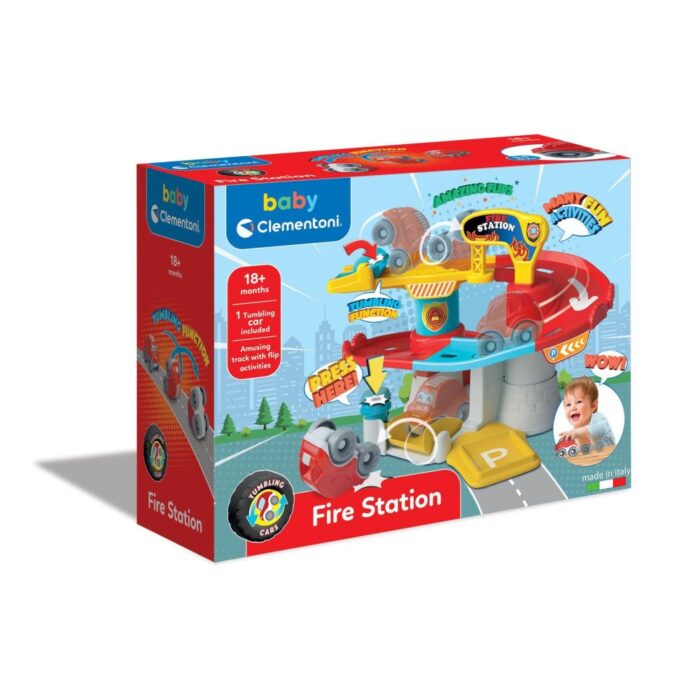 Clementoni baby Garage brandweerkazerne licht en geluid