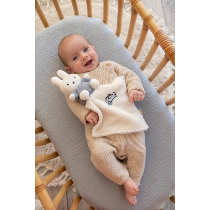 Nijntje Knuffeldoekje Fluffy Blue - Afbeelding 3