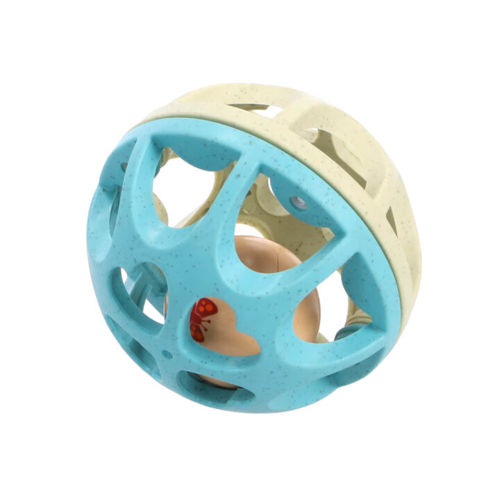 Jipy Bioplastic Deluxe Giftset stapeltoren bad  stapelbekertjes en speel ratelbal 3 delig - Afbeelding 4