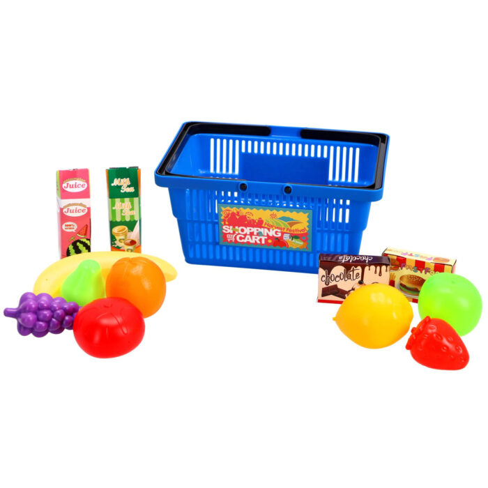 Winkelmandje gevuld blauw - Afbeelding 2