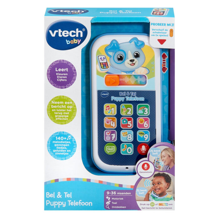 Vtech baby bel en leer puppytelefoon - Afbeelding 2