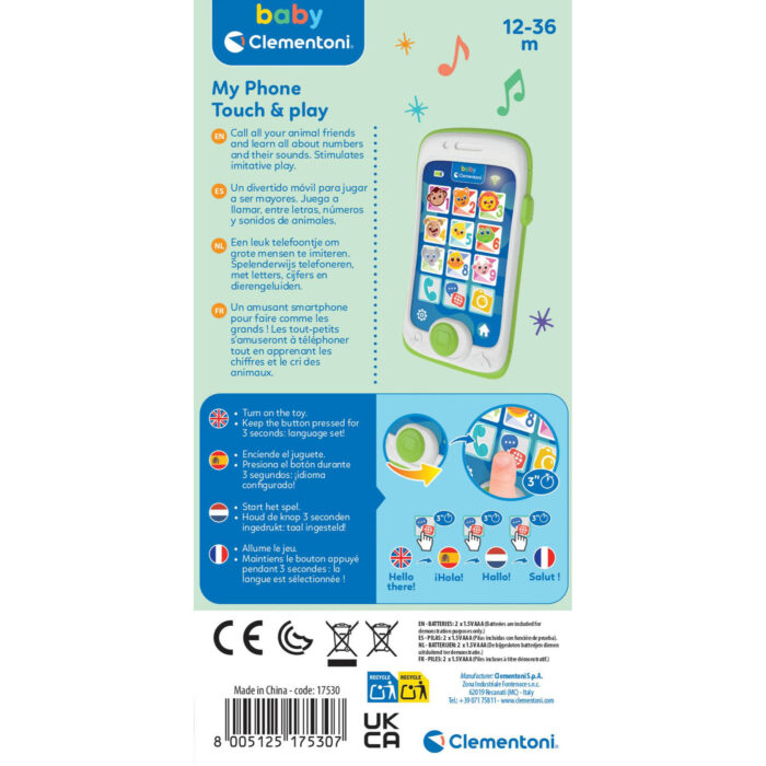 Clementoni baby smartphone (NL) touch&Play - Afbeelding 4