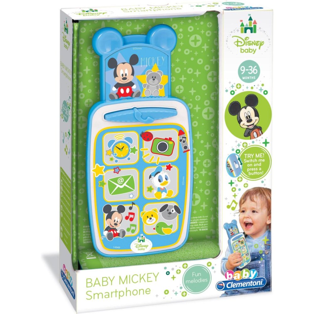 Baby telefoon Mickey en Minnie met licht en geluid