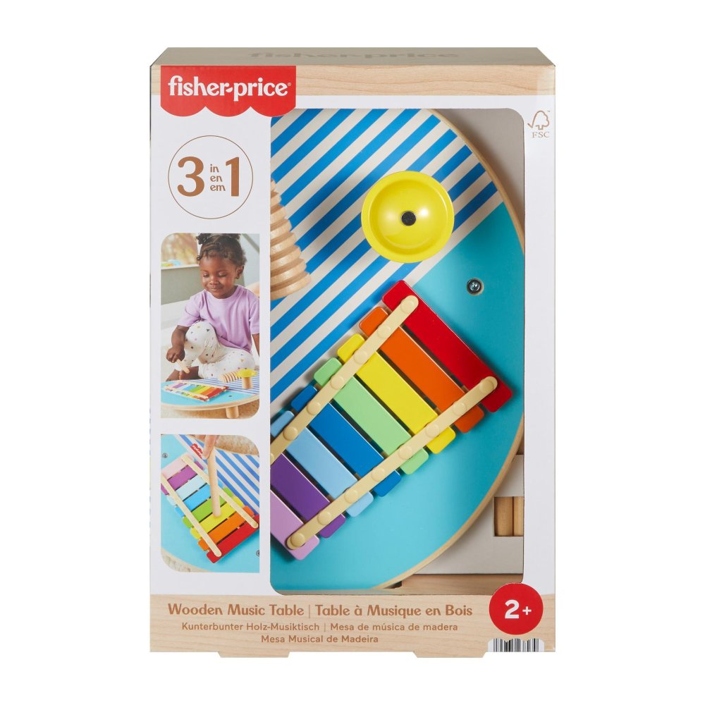 Fisher Price Hout Muziek Tafel