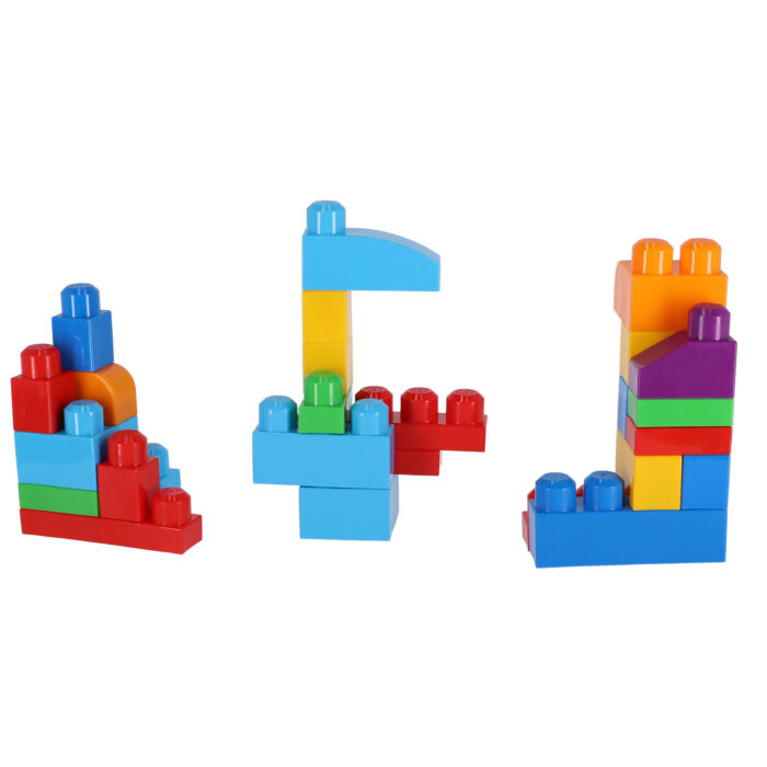 Mega Bloks First Builders Blokkentas 60 stuks - Afbeelding 4