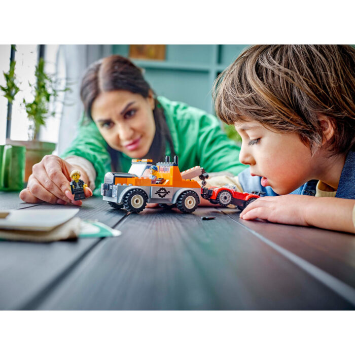 LEGO 60435 City Great Vehicles Sleepwagen En En Sportautoreparatie - Afbeelding 4