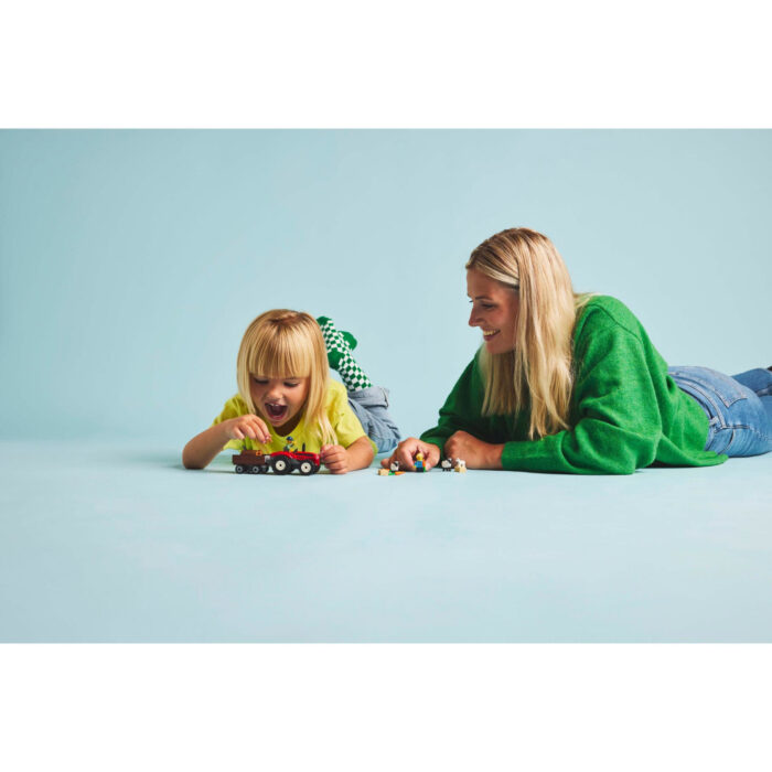 LEGO 60461 City Great Vehicles Rode tractor met aanhanger en schapen - Afbeelding 5