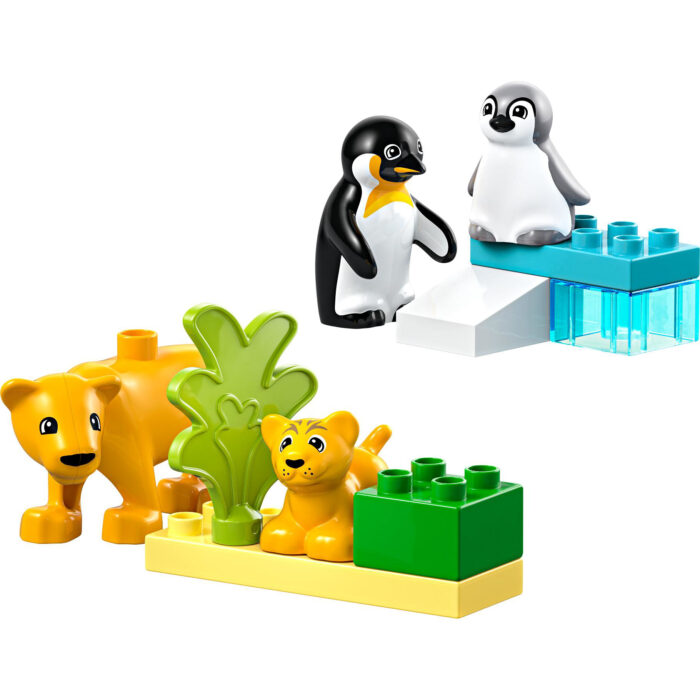 LEGO 10442 DUPLO Families van wilde dieren:  pinguïns en leeuwen - Afbeelding 2