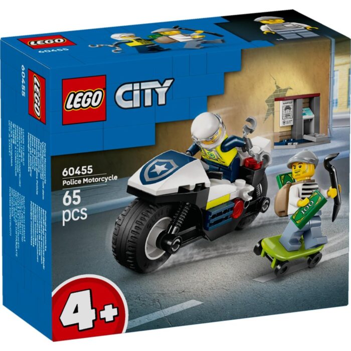 LEGO 60455 City Police Achtervolging Op  Politiemotor