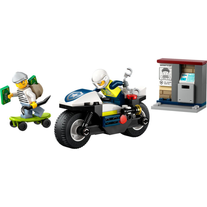 LEGO 60455 City Police Achtervolging Op  Politiemotor - Afbeelding 2