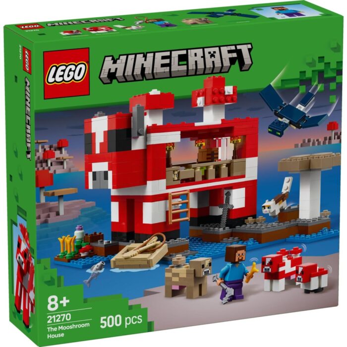 LEGO 21270 Minecraft Het Mooshroom huis