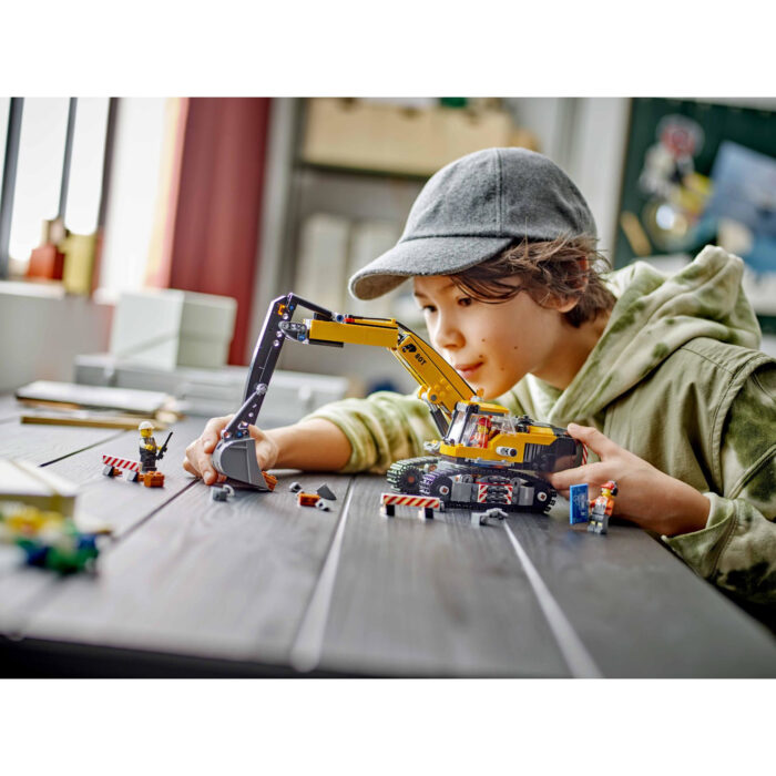 LEGO 60420 City Big Vehicles Gele Graafmachine - Afbeelding 5